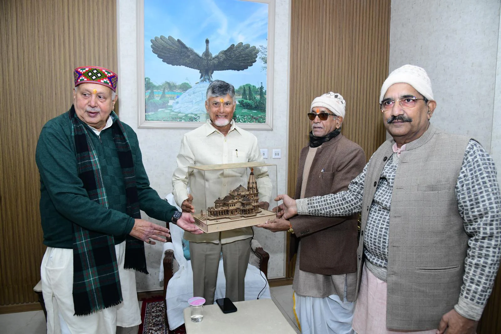 CM Nara Chandrababu Naidu Visits Shri Ram Janmabhoomi Mandir in Ayodhya