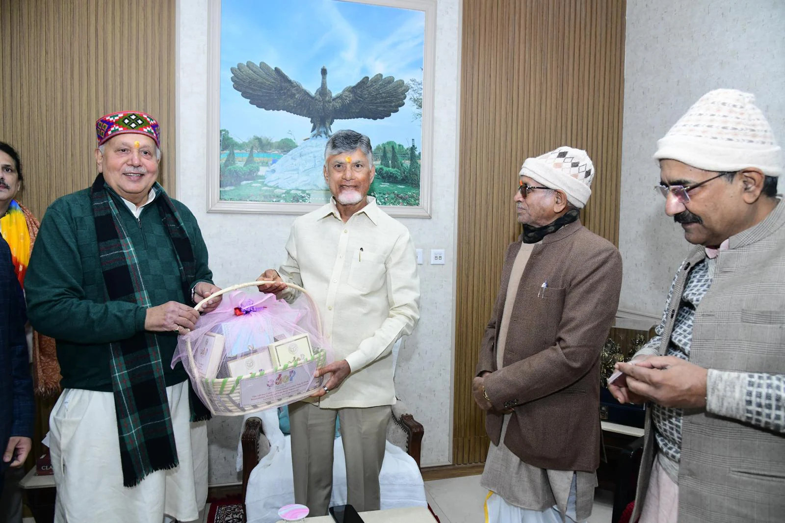 CM Nara Chandrababu Naidu Visits Shri Ram Janmabhoomi Mandir in Ayodhya