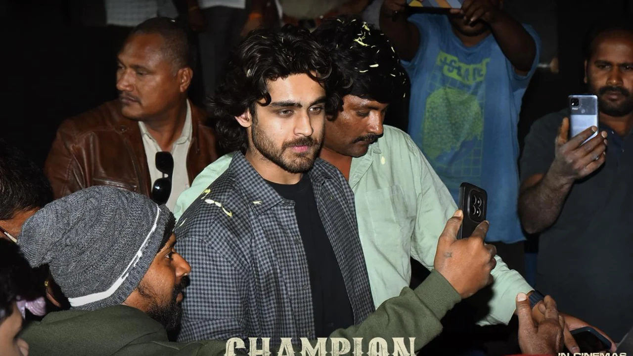 Roshan Anaswara Rajan Champion Movie Success Tour in Kadapa