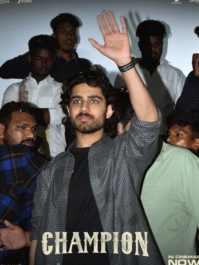 Roshan Anaswara Rajan Champion Movie Success Tour in Kadapa