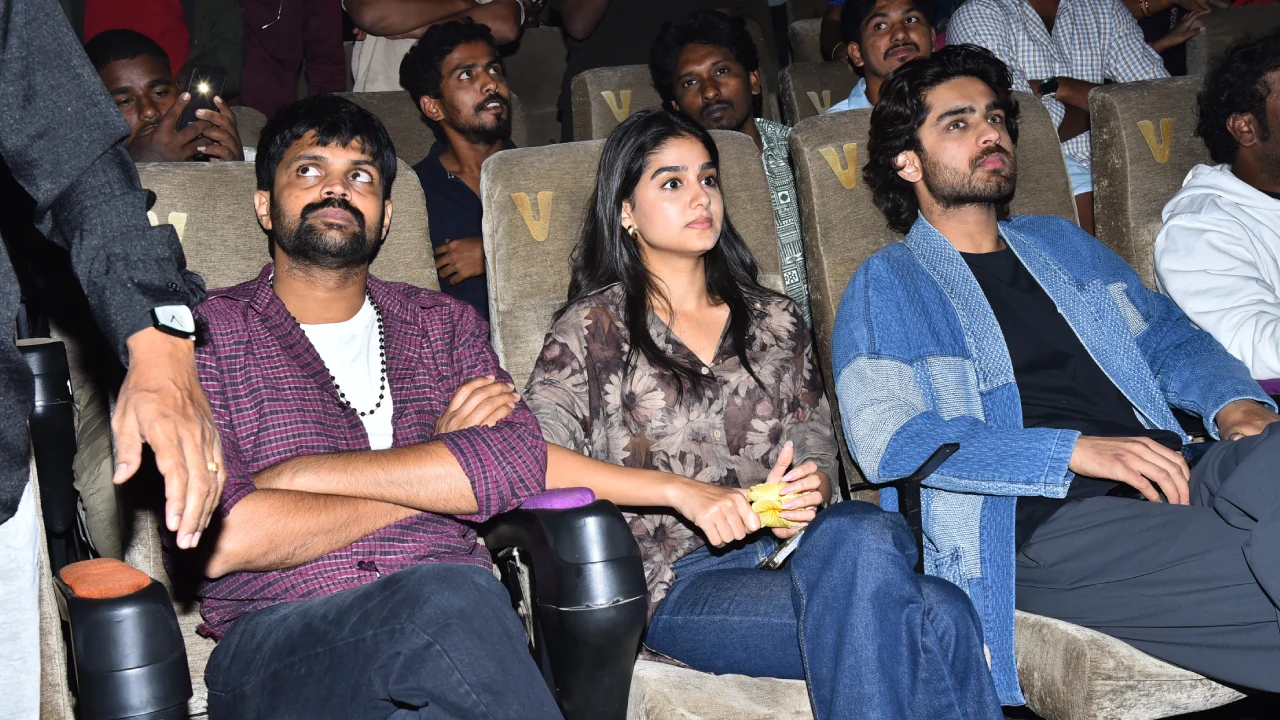 Roshan Anaswara Rajan Champion Movie Success Tour in Kadapa