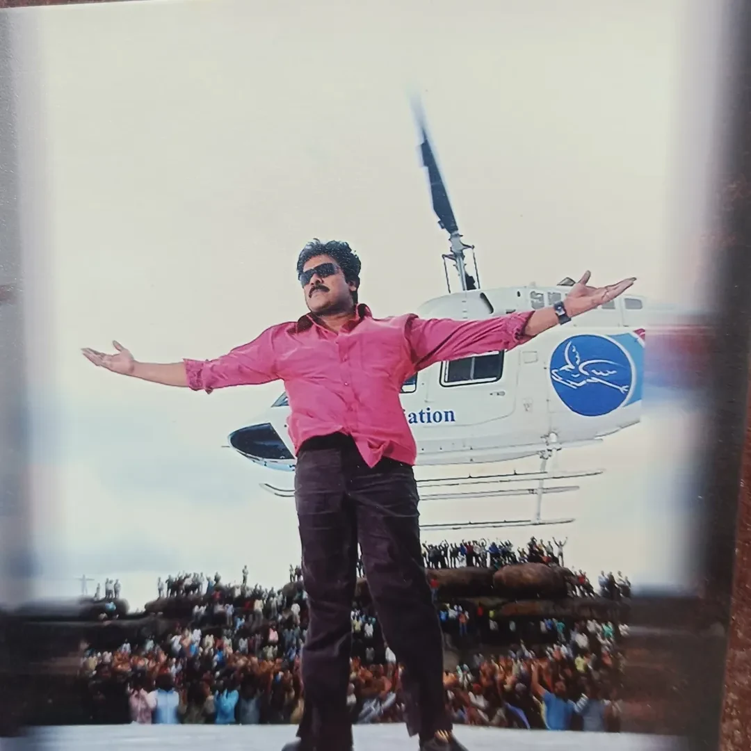 Chiranjeevi Old Thums Up Ad Working Stills