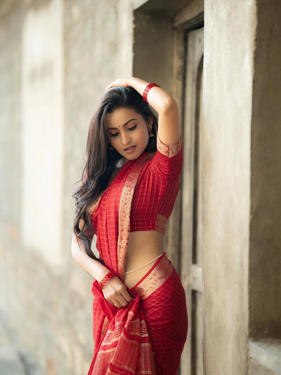 Deepika Pilli Stunning Looks in Saree