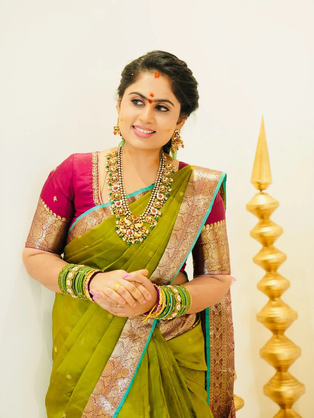 Dil Raju Perform Special Pooja with his Wife Tejaswini Vygha and Son