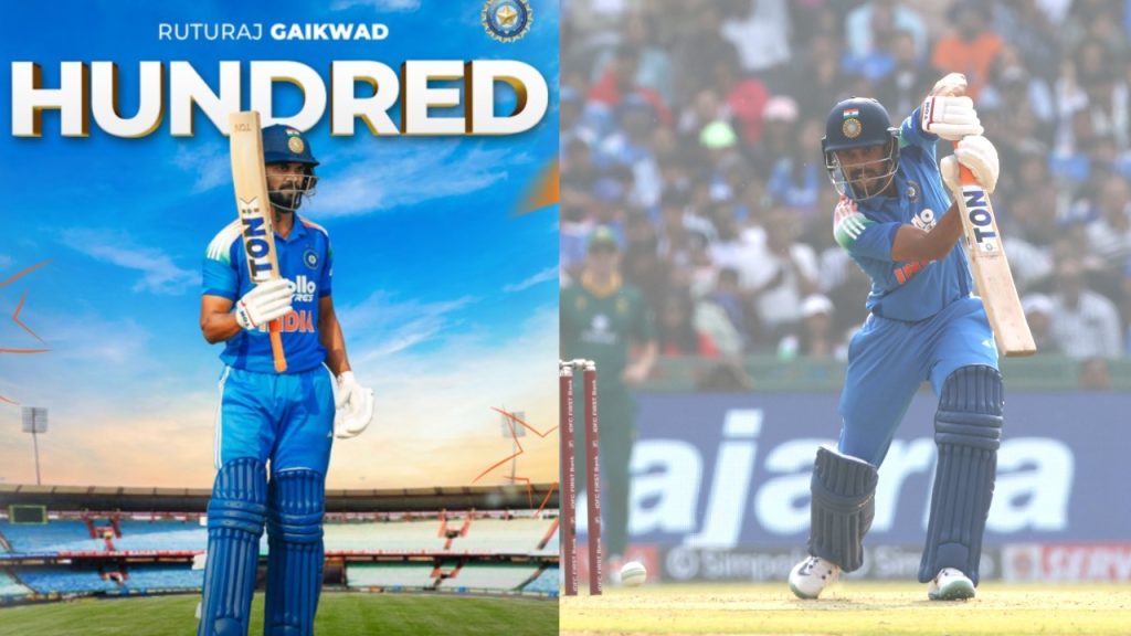 IND vs SA 2nd ODI maiden ODI hundred for Ruturaj Gaikwad