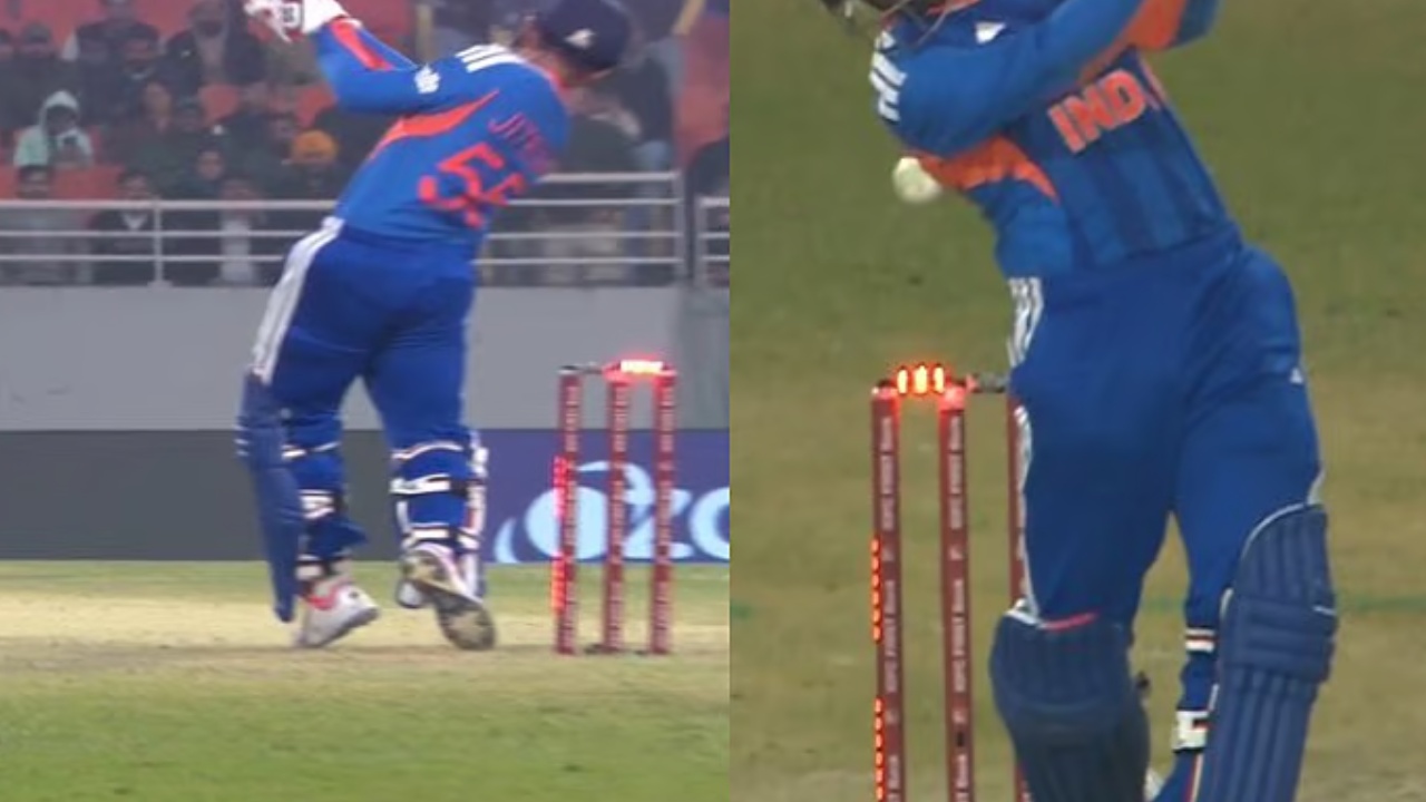 IND vs SA : మ్యాచ్‌లో దీన్ని గ‌మ‌నించారా? బాల్ బెయిల్స్‌కు త‌గిలినా ఔట్ ఇవ్వ‌ని అంపైర్‌.. జితేశ్ శ‌ర్మది మామూలు అదృష్టం కాదు భ‌య్యా..