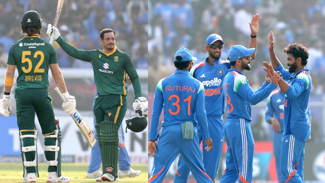 IND vs SA : విశాఖ‌లో శ‌త‌క్కొట్టిన క్వింట‌న్ డికాక్‌.. టీమ్ఇండియా టార్గెట్ ఎంతంటే?