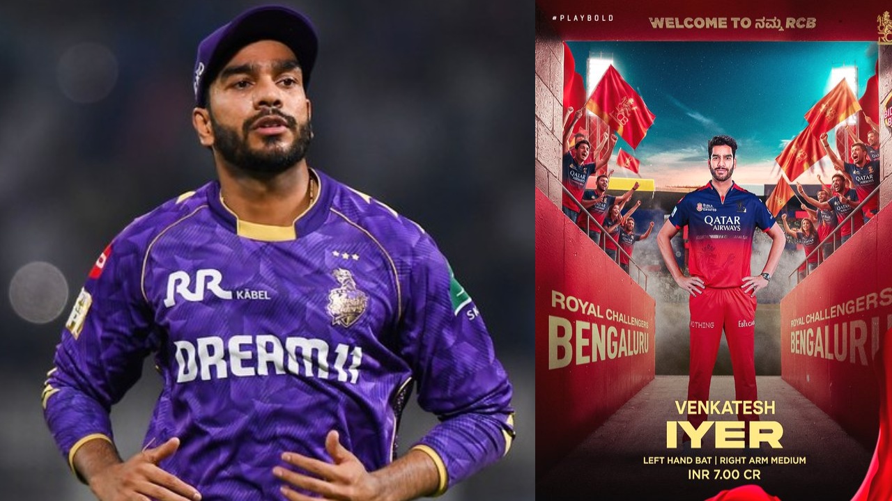 IPL 2026 Auction : కోహ్లీ టీమ్‌లోకి వెంక‌టేష్ అయ్య‌ర్‌.. హోరాహోరీగా పోటీప‌డిన‌ కేకేఆర్‌, ఆర్‌సీబీ