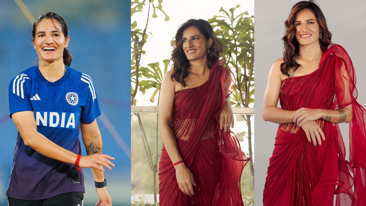 Renuka Singh : రెడ్ డ్రెస్‌లో టీమ్ఇండియా పేస‌ర్ హోయ‌లు.. ఫోటోలు..