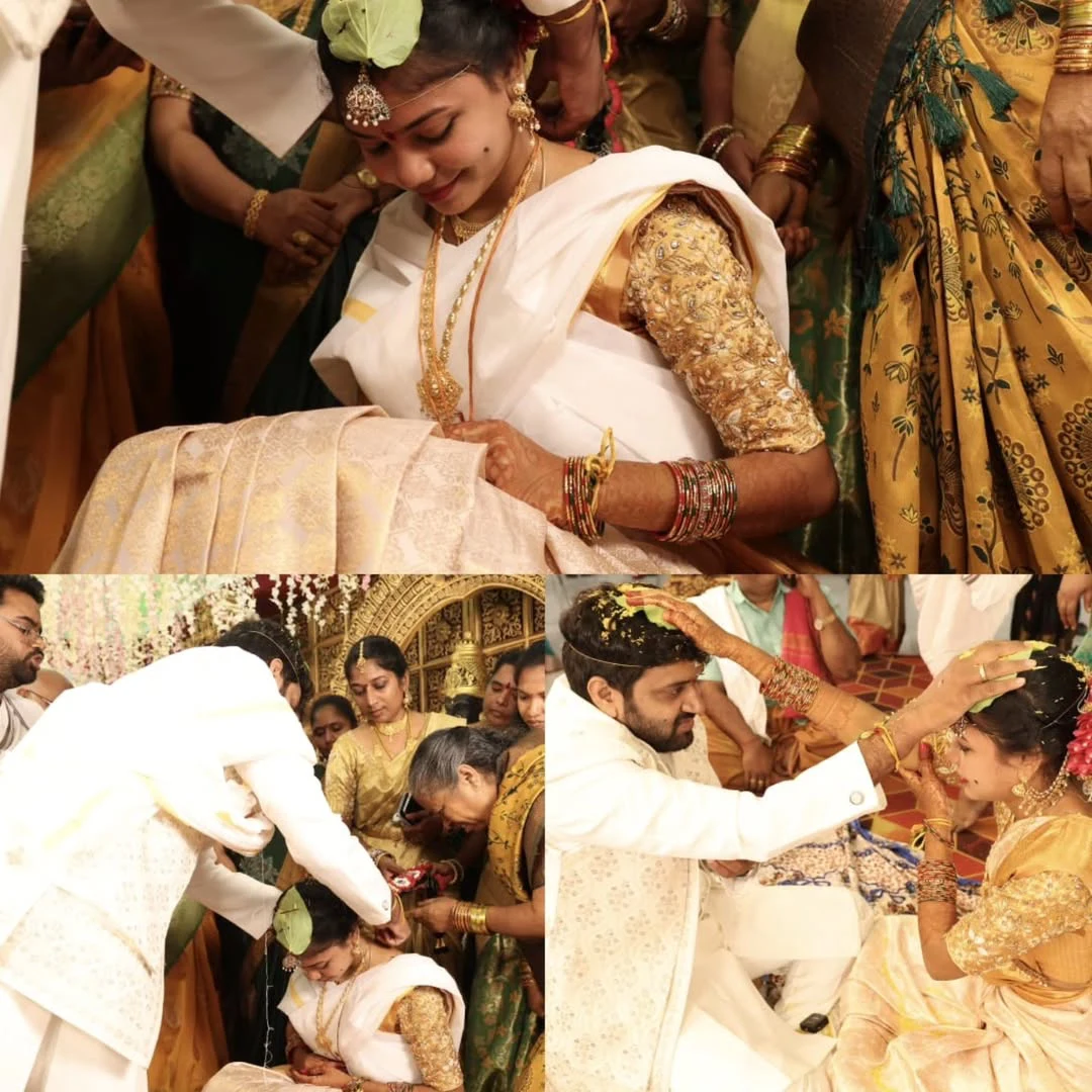 Jabardasth Mahidhar Marriage with his Love Chandrakala Wedding Photos