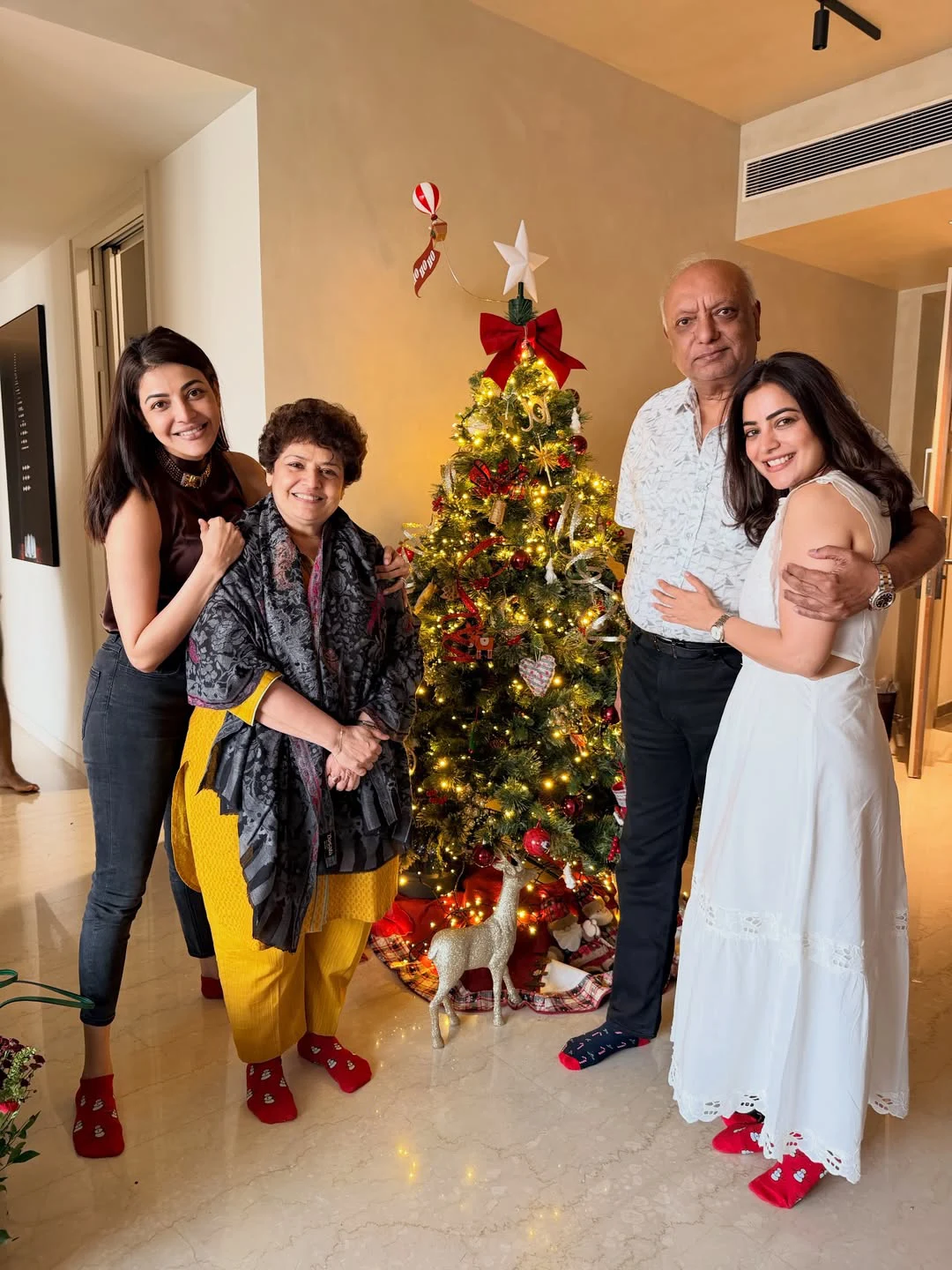Kajal Aggarwal Christmas Celebrations with Family