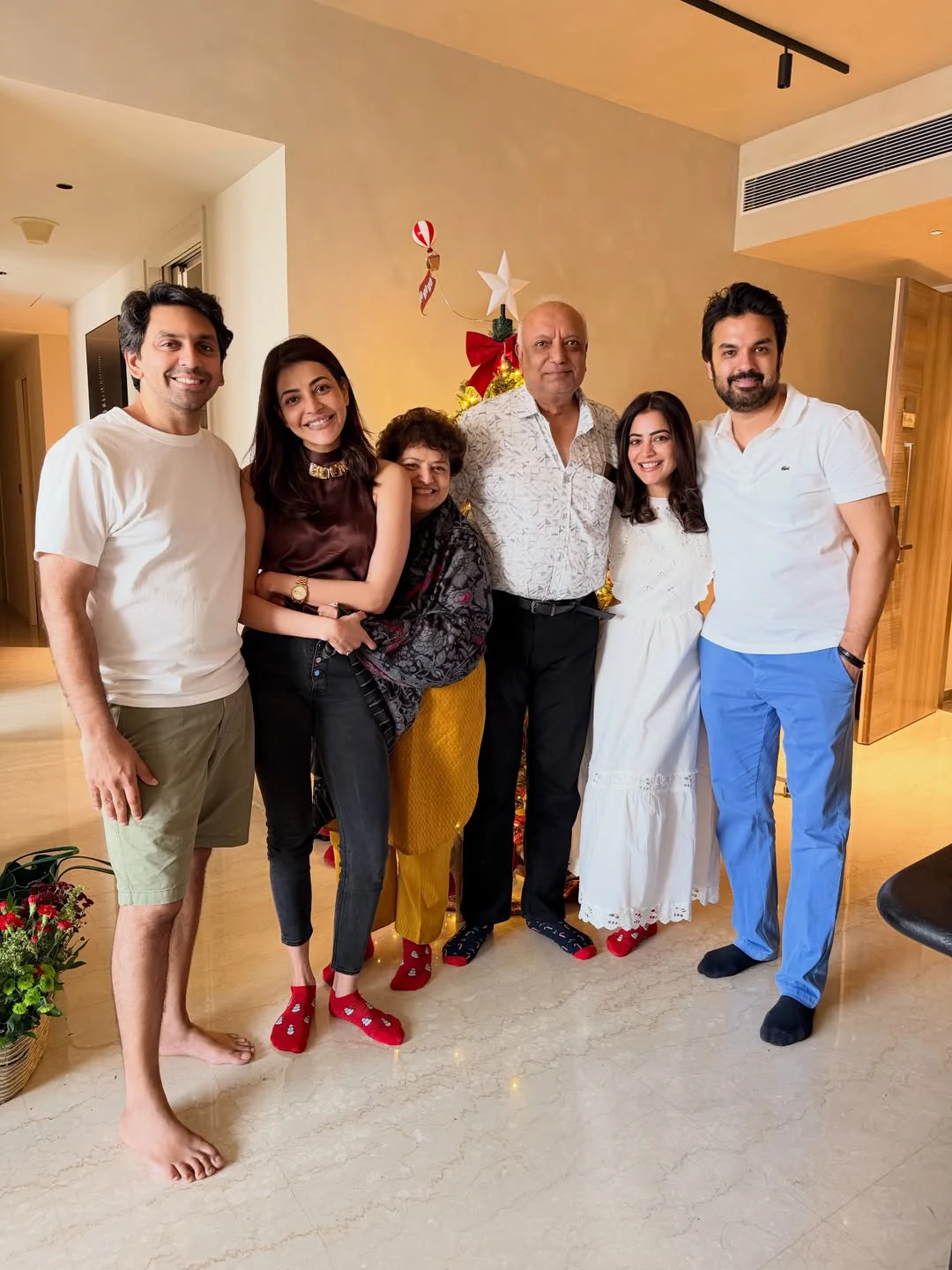 Kajal Aggarwal Christmas Celebrations with Family