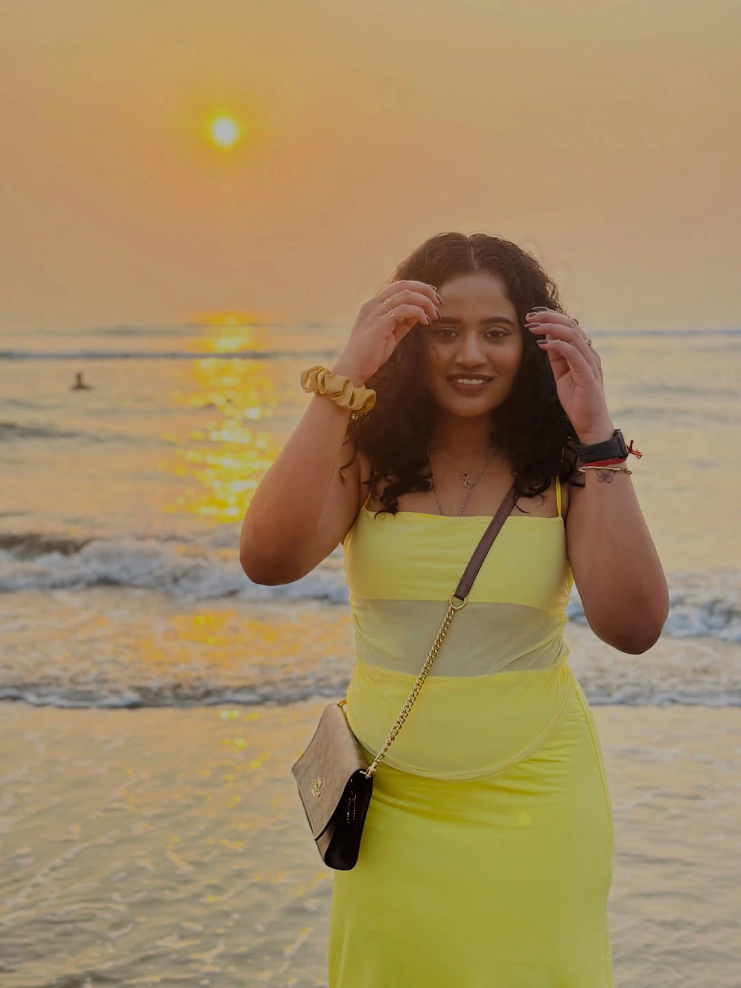 Kirrak Seetha Enjoying Vacation in Goa