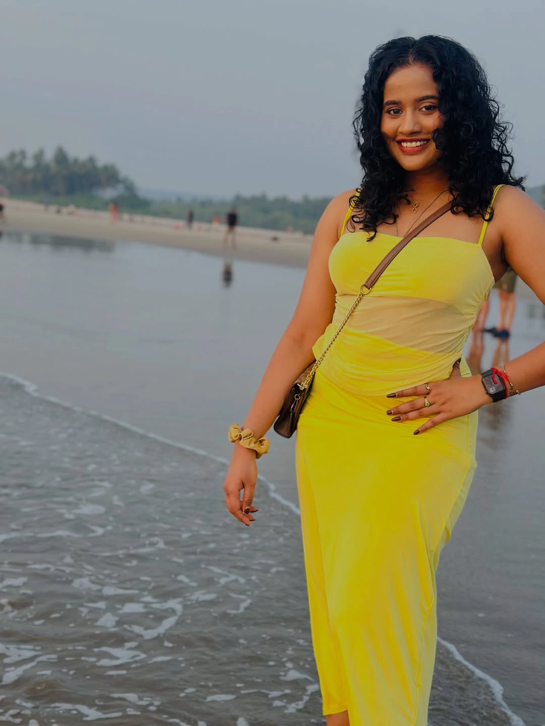Kirrak Seetha Enjoying Vacation in Goa