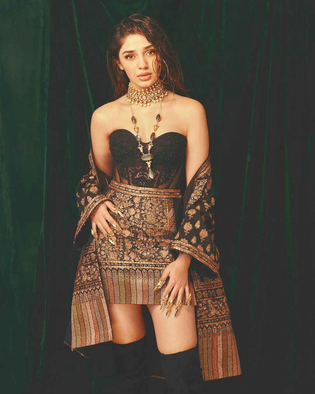 Krithi Shetty Sizzling Photos in Modern Dress