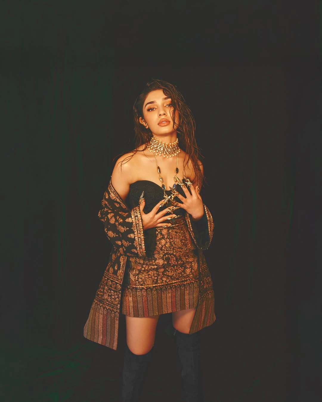 Krithi Shetty Sizzling Photos in Modern Dress