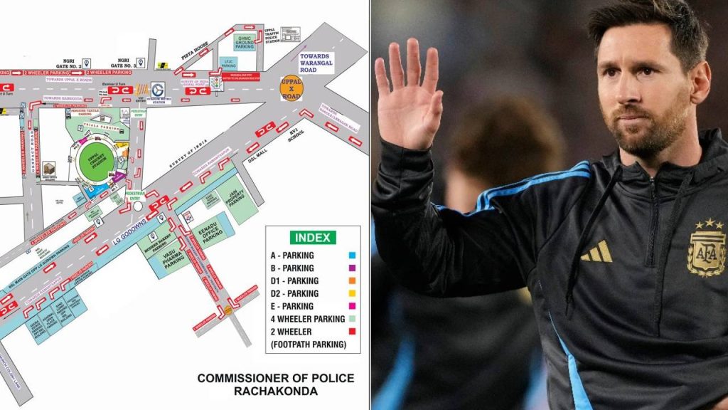 Lionel Messi hyderabad Tour