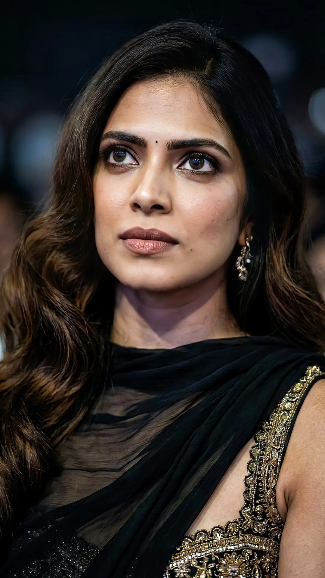 Malavika Mohanan latest photos from the Raja Saab event. (1)