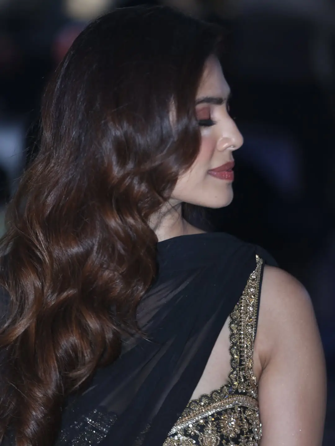 Malavika Mohanan latest photos from the Raja Saab event. (1)