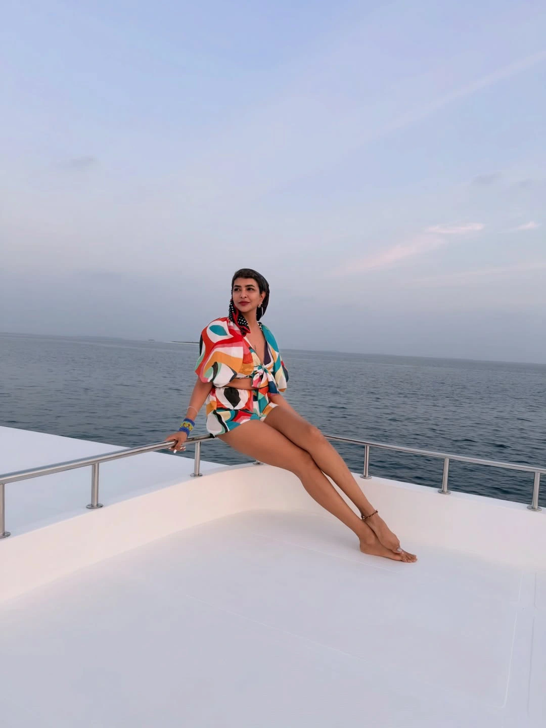 Manchu Lakshmi Enjoying Vacation in Maldives