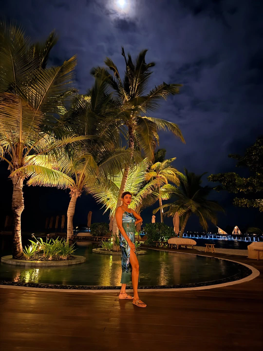 Manchu Lakshmi Enjoying Vacation in Maldives