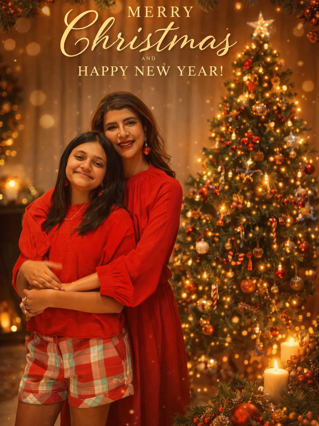 Manchu Lakshmi Christmas Celebrations