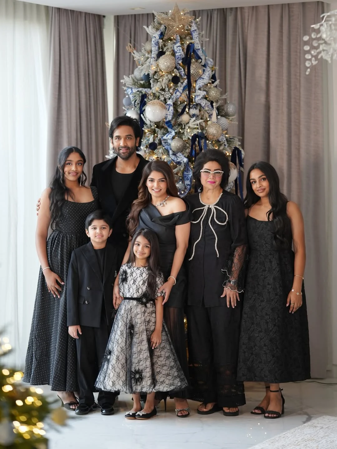 Manchu Vishnu Christmas Celebrations with Family
