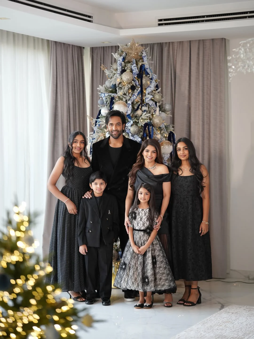Manchu Vishnu Christmas Celebrations with Family