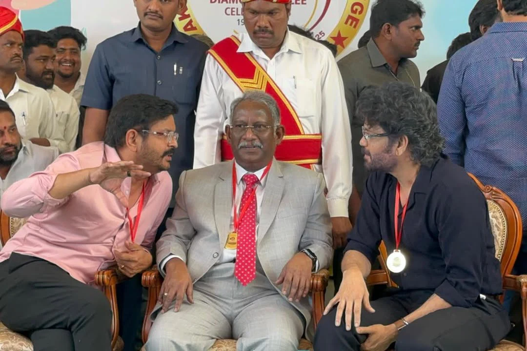 Nagarjuna Participated ANR College 75 Years Event in Gudivada