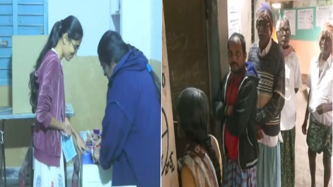 తెలంగాణలో కొనసాగుతున్న మూడో దశ పంచాయతీ ఎన్నికల పోలింగ్‌