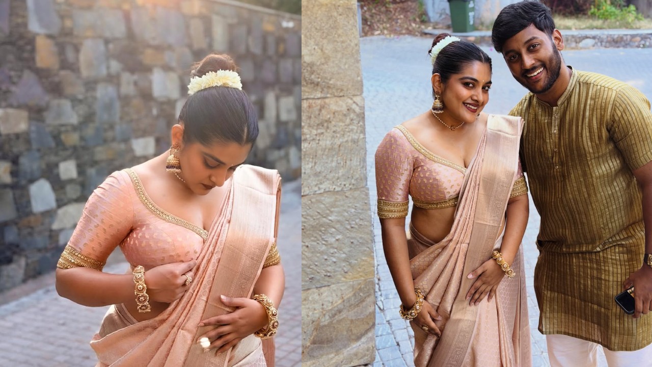 Nivetha Thomas : చీరకట్టులో మలయాళీ ముద్దుగుమ్మ.. ఫొటోలు వైరల్..