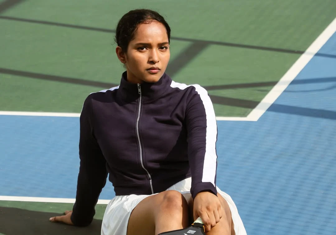 Pavani Karanam Stylish Poses in Short Skirt