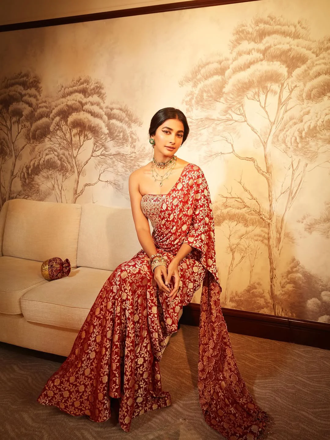 Pooja Hegde Makeover for Jana Nayagan Pre Release Event