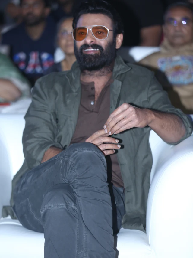 Prabhas Latest Photos from Rajasaab Pre Release Event