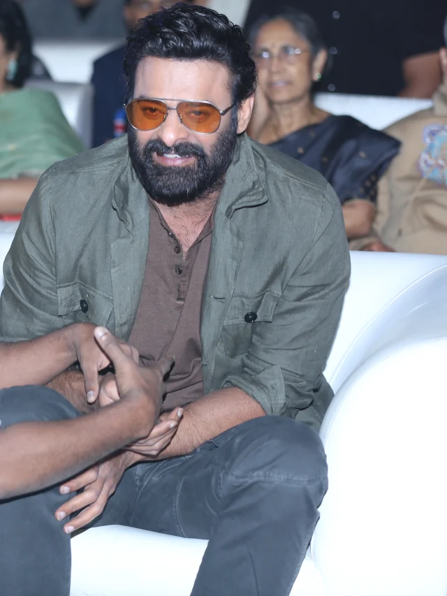 Prabhas Latest Photos from Rajasaab Pre Release Event