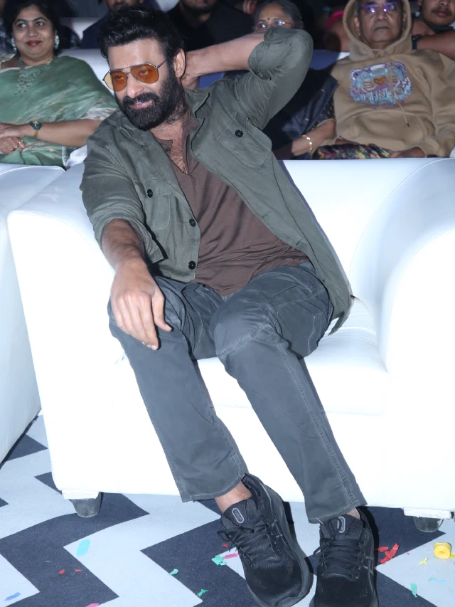 Prabhas Latest Photos from Rajasaab Pre Release Event
