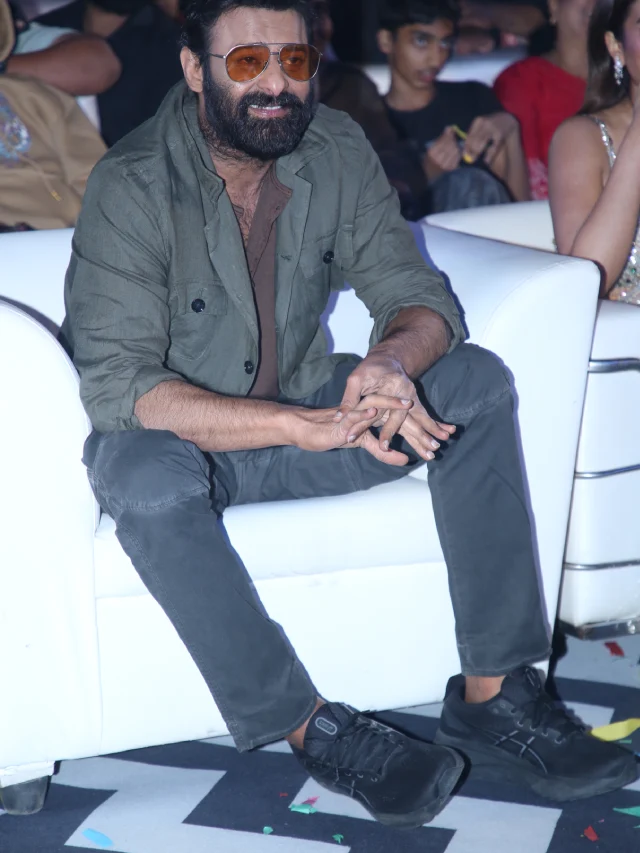 Prabhas Latest Photos from Rajasaab Pre Release Event