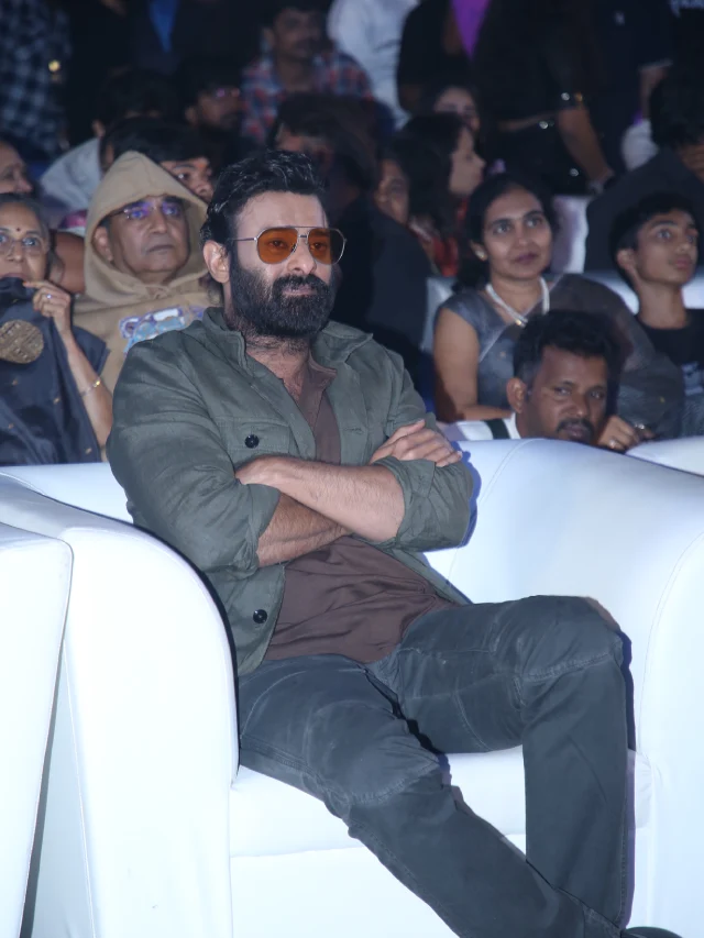 Prabhas Latest Photos from Rajasaab Pre Release Event
