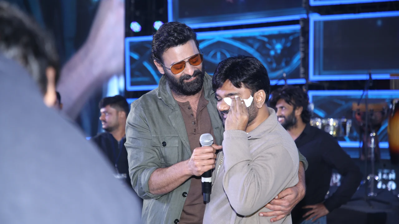 Prabhas Latest Photos from Rajasaab Pre Release Event