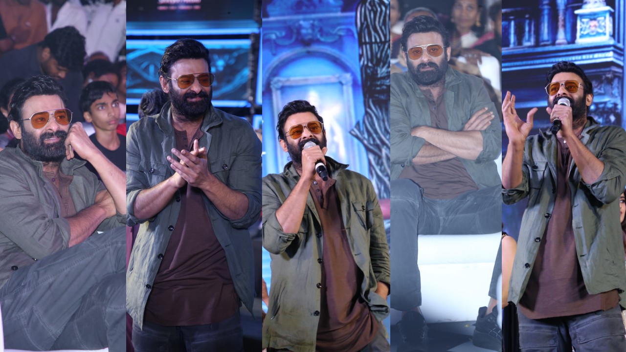 Prabhas : ‘రాజాసాబ్’ ప్రీ రిలీజ్ ఈవెంట్ లో ప్రభాస్.. ఇండియాస్ బిగ్గెస్ట్ సూపర్ స్టార్ లేటెస్ట్ ఫొటోలు..