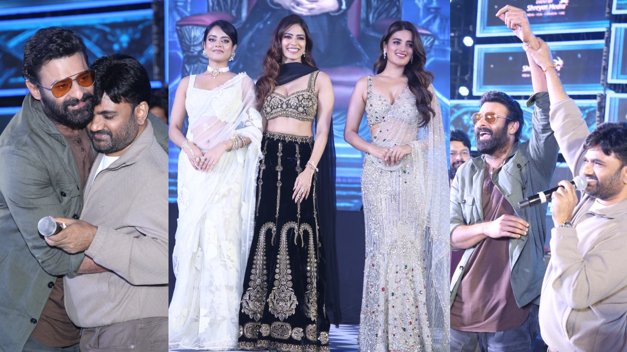 Rajasaab Pre Release Event : ప్రభాస్ రాజాసాబ్ ప్రీ రిలీజ్ ఈవెంట్.. ఫొటోలు చూశారా..?