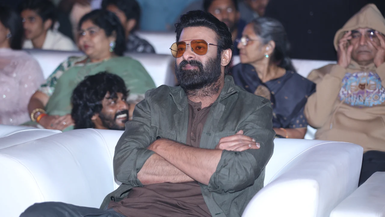 Prabhas Latest Photos from Rajasaab Pre Release Event