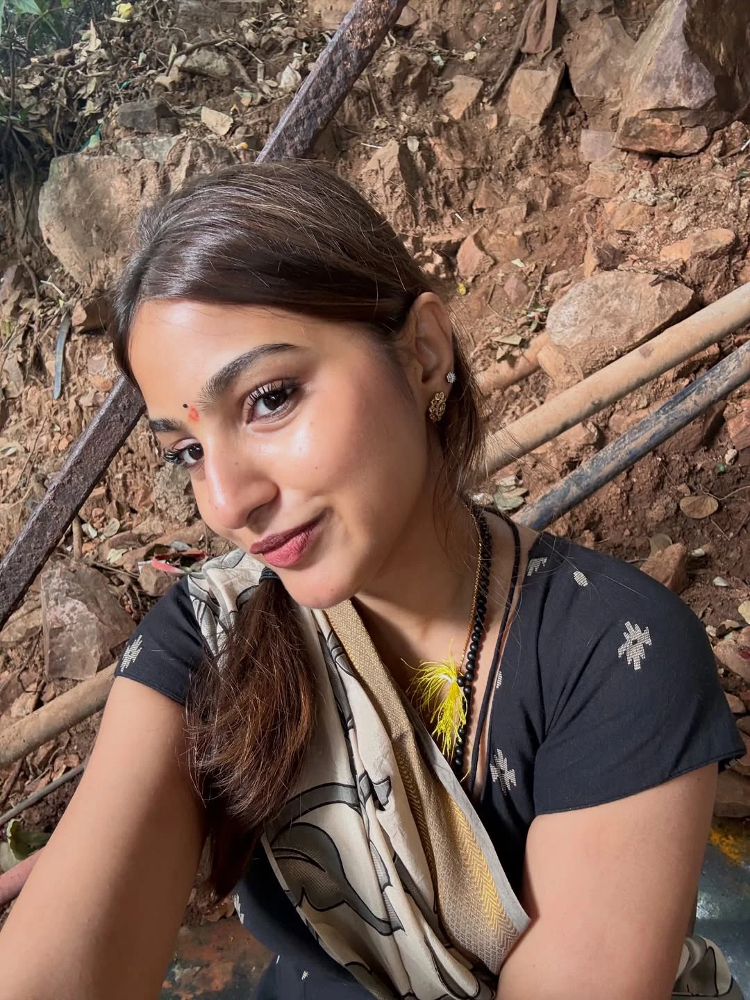 Pranavi Manukonda Visits Tirumala Temple