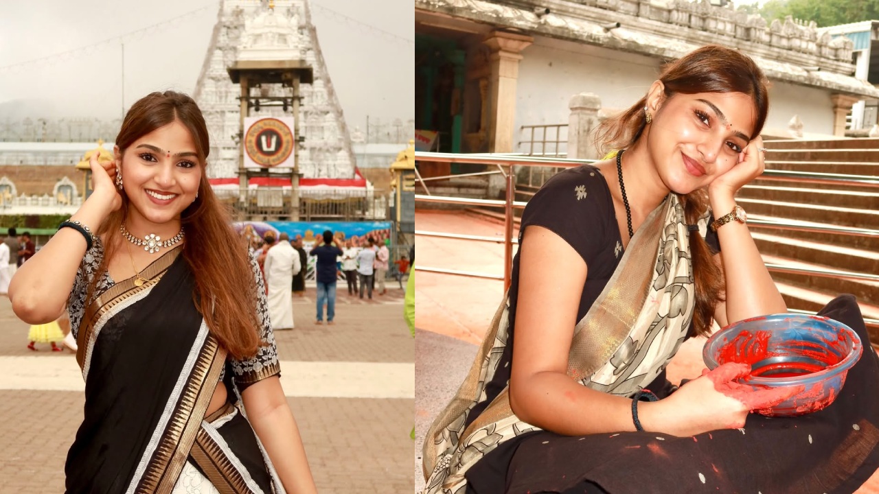 Pranavi Manukonda : తిరుమలలో నటి ప్రణవి మానుకొండ.. ఫొటోలు చూశారా..?