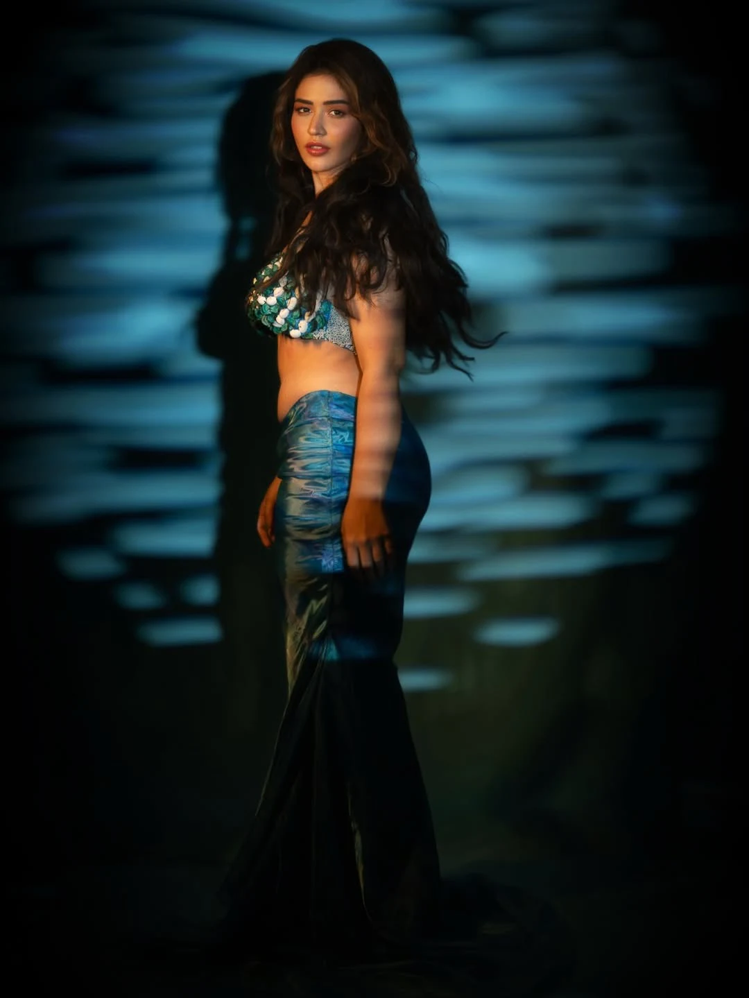 Priyanka Jawalkar Sizzling Poses like Mermaid