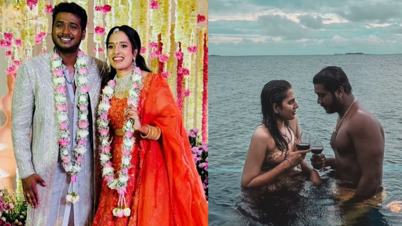 Rahul-Harinya: మాల్దీవ్స్ లో కొత్త జంట.. హనీమూన్ వెకేషన్ లో రాహుల్-హరిణ్య..
