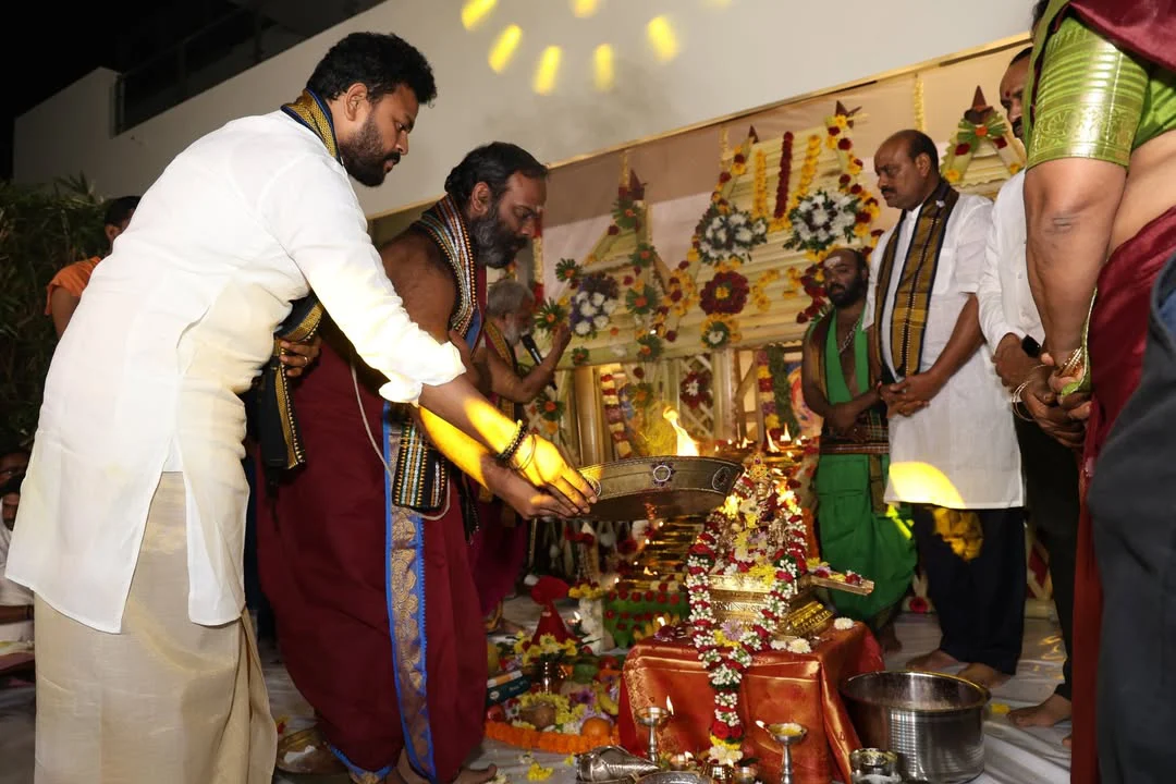 Ram Mohan Naidu Kinjarapu Performa Ayyappa Swami Padi Pooja