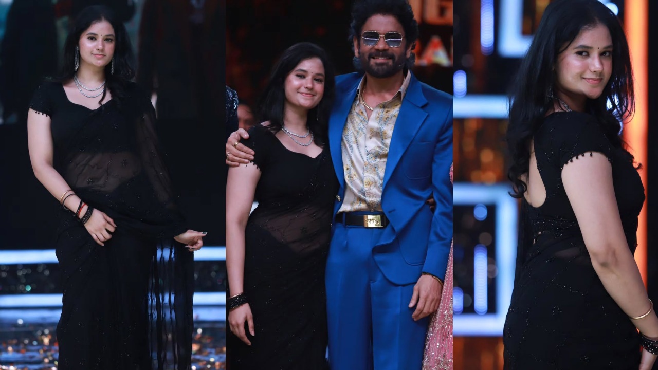 Ramya moksha : బిగ్ బాస్ ఫైనల్ లో రమ్య మోక్ష మెరుపులు.. నలుపు చీరలో ఫోటోలు వైరల్..