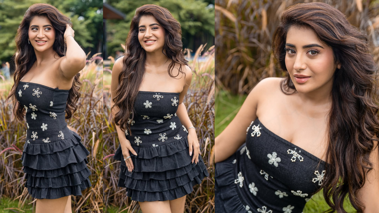 Rashi Singh: ట్రెండీ లుక్స్ లో రాశి సింగ్.. పొట్టి డ్రెస్ లో గ్లామర్ డోస్ పెంచేసింది.. ఫోటోలు