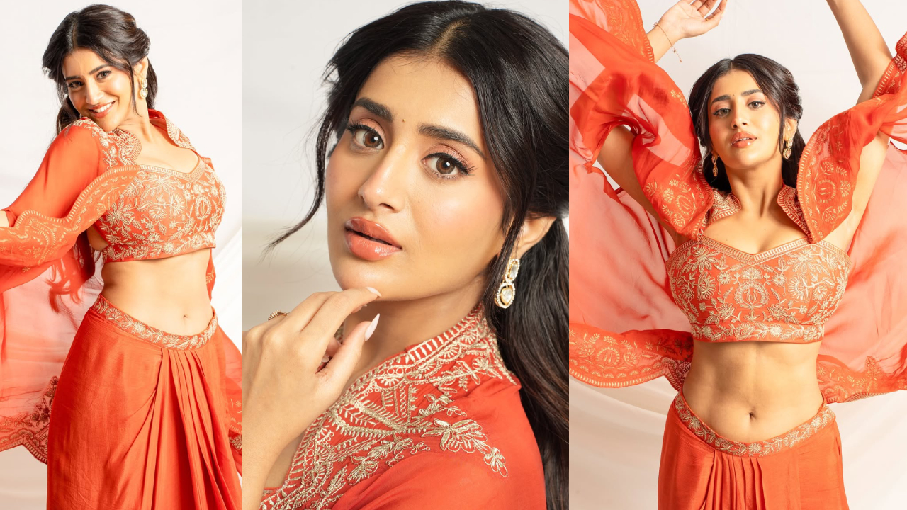 Rashi Singh: ఆరెంజ్ కలర్ డ్రెస్ లో ఓ రేంజ్ గ్లామర్.. రాశి సింగ్ నడుమందాలు కేక.. ఫోటోలు